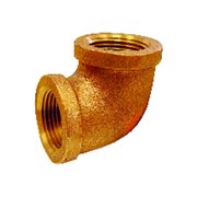 Jmf 1/4 in. FPT X 1/4 in. D FPT Brass 90 Degree Elbow 4506978